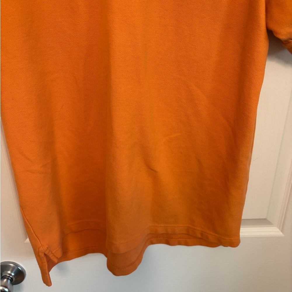 Chaps Men's Polo Shirt in Vibrant Orange. Large - Picture 7 of 13
